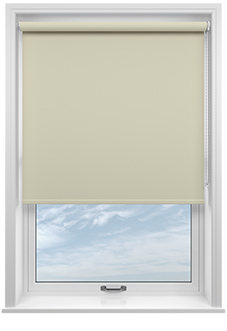 Trinity (FR Blackout), Rice Paper - Twist&Fit Roller Blind
